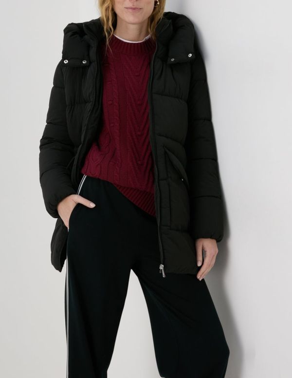 Geaca pufer neagra Matalan 000361