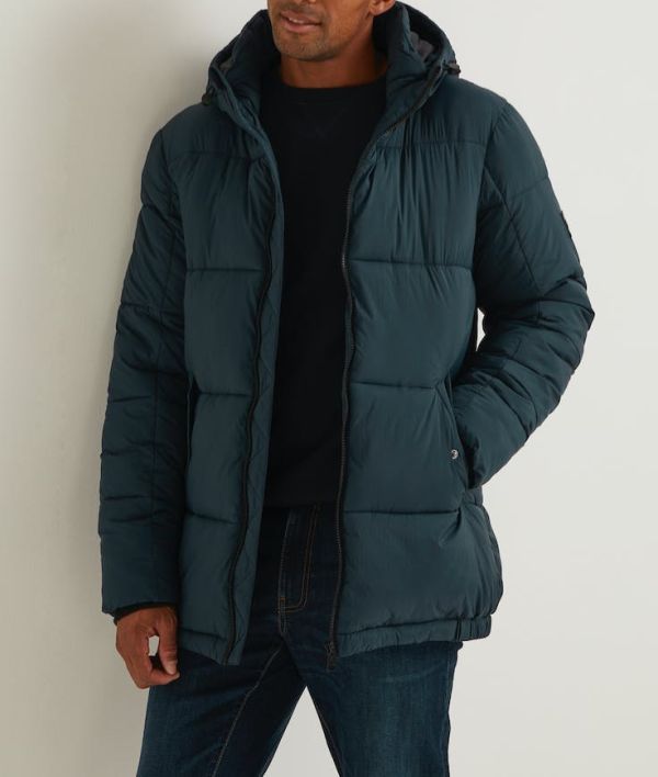 Geaca de iarna Matalan albastra 000251