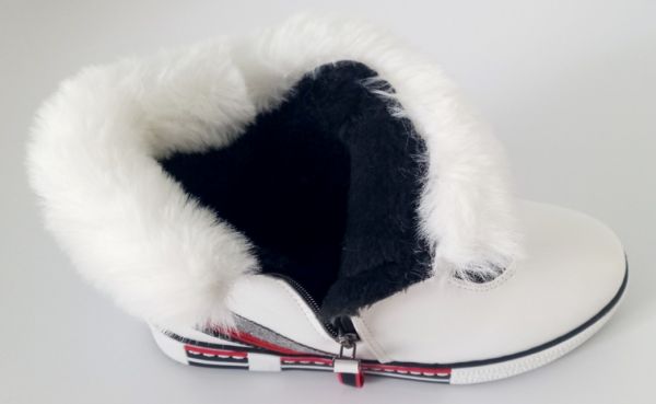 Botine-adidași înalți din piele si zamşă artificială  000097